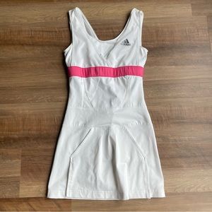 Workout Dress Tennis Dress Hot Girl Walk Dress Athletic Dress White and Pink